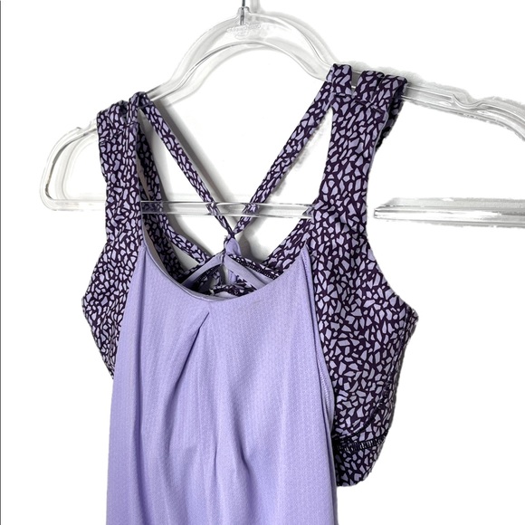 lululemon | Nouveau Limits Tank Lilac / Miss Mosaic Lilac Deep Zinfandel 6 - Picture 3 of 7